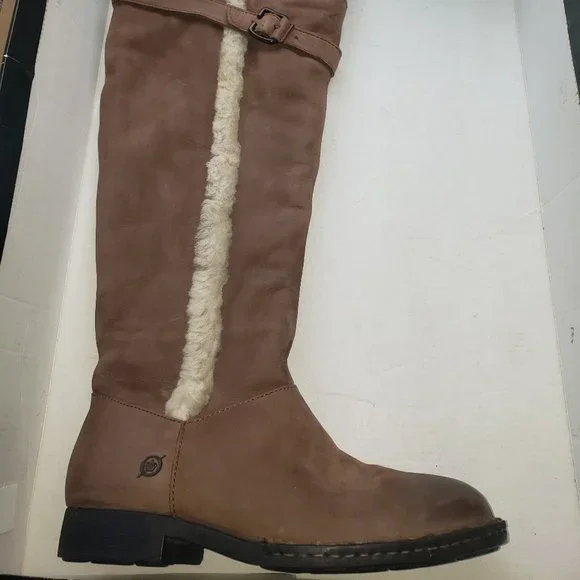 BORN Burnished Calf Knee-high Boots - Picture 12 of 16